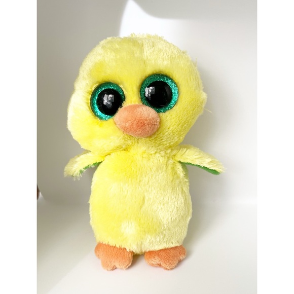 Ty Silk Beanie Boos Nugget the Chick preowned - Picture 1 of 3